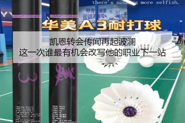 凯恩转会传闻再起波澜 这一次谁最有机会改写他的职业下一站